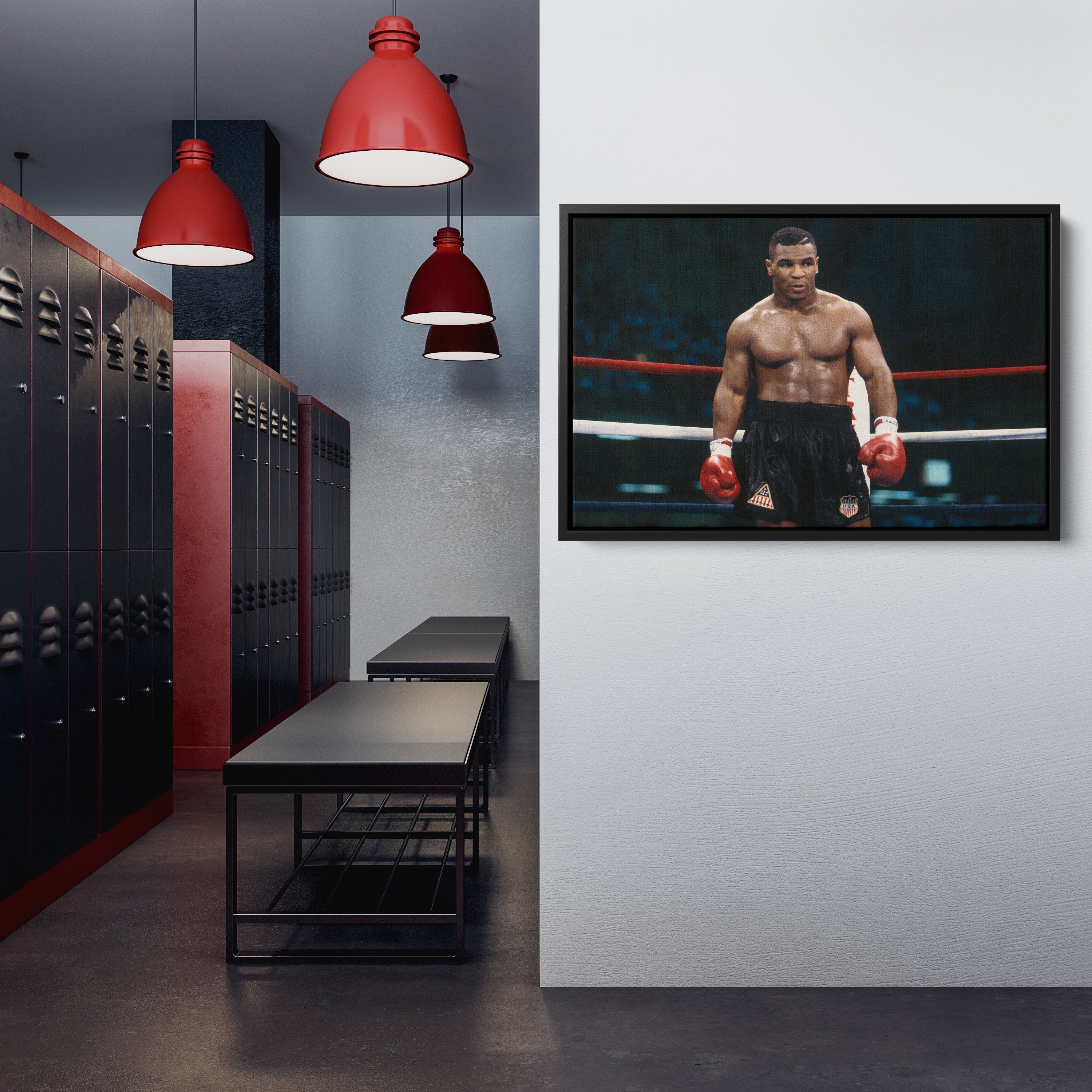 Mike Tyson Canvas Wall Art – Iron Mike Boxing Legend Sports Decor