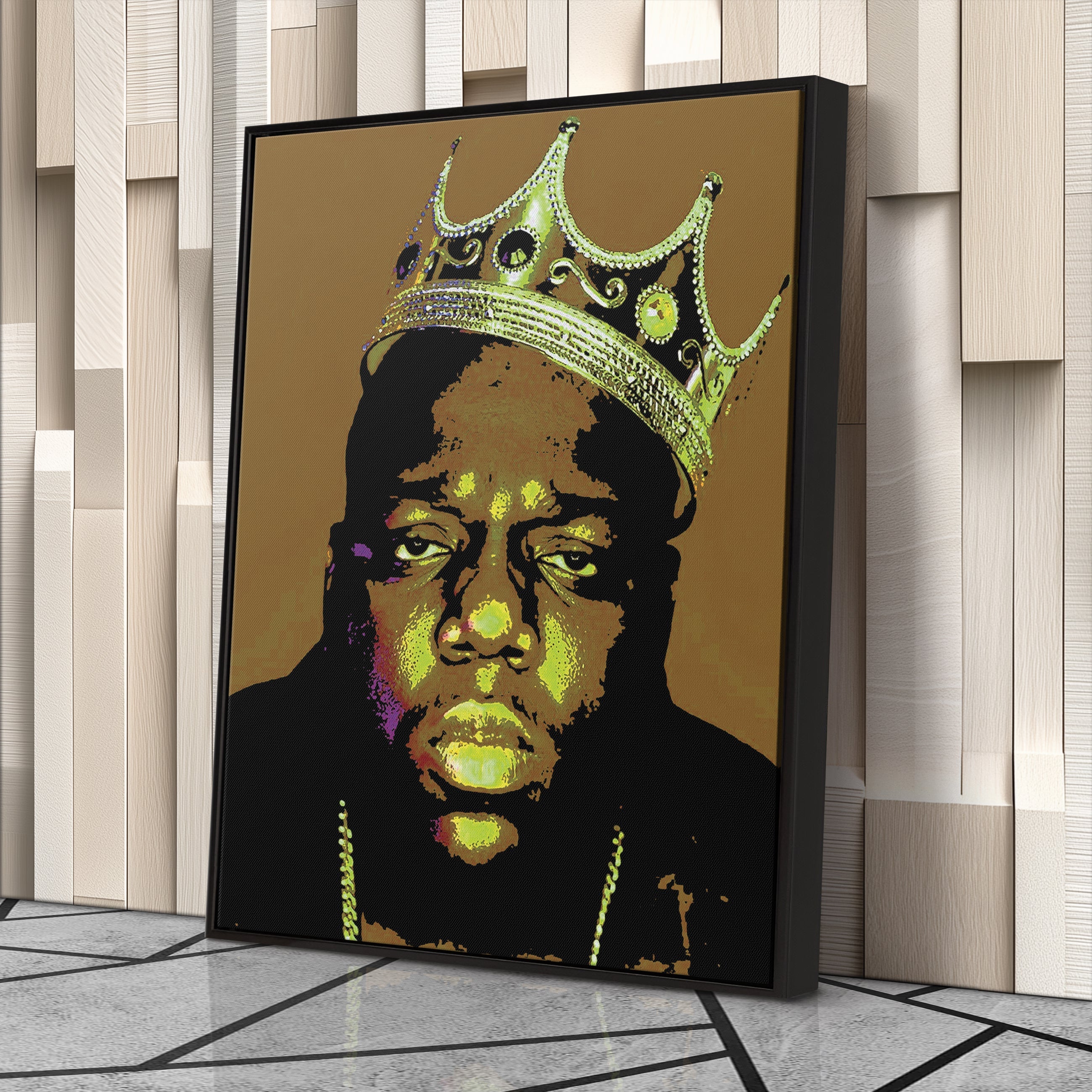 Notorious B.I.G Canvas Wall Art – Biggie Smalls Rap Icon Home Decor
