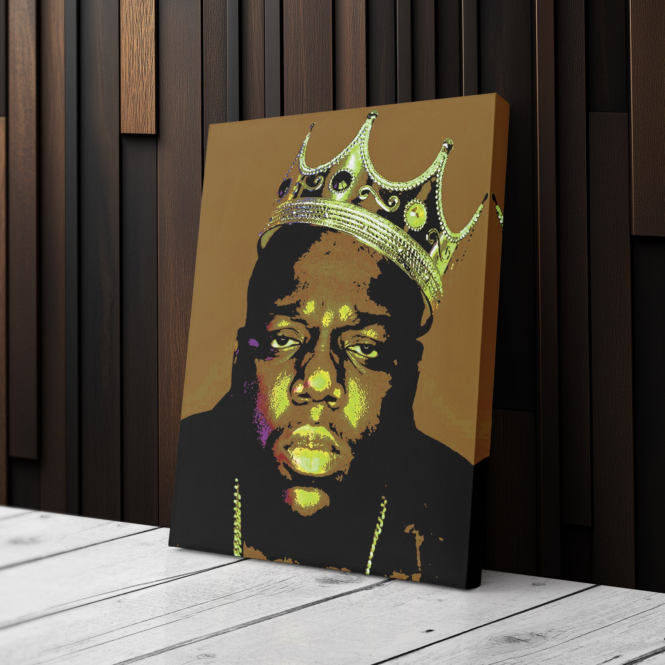 Notorious B.I.G Canvas Wall Art – Biggie Smalls Rap Icon Home Decor