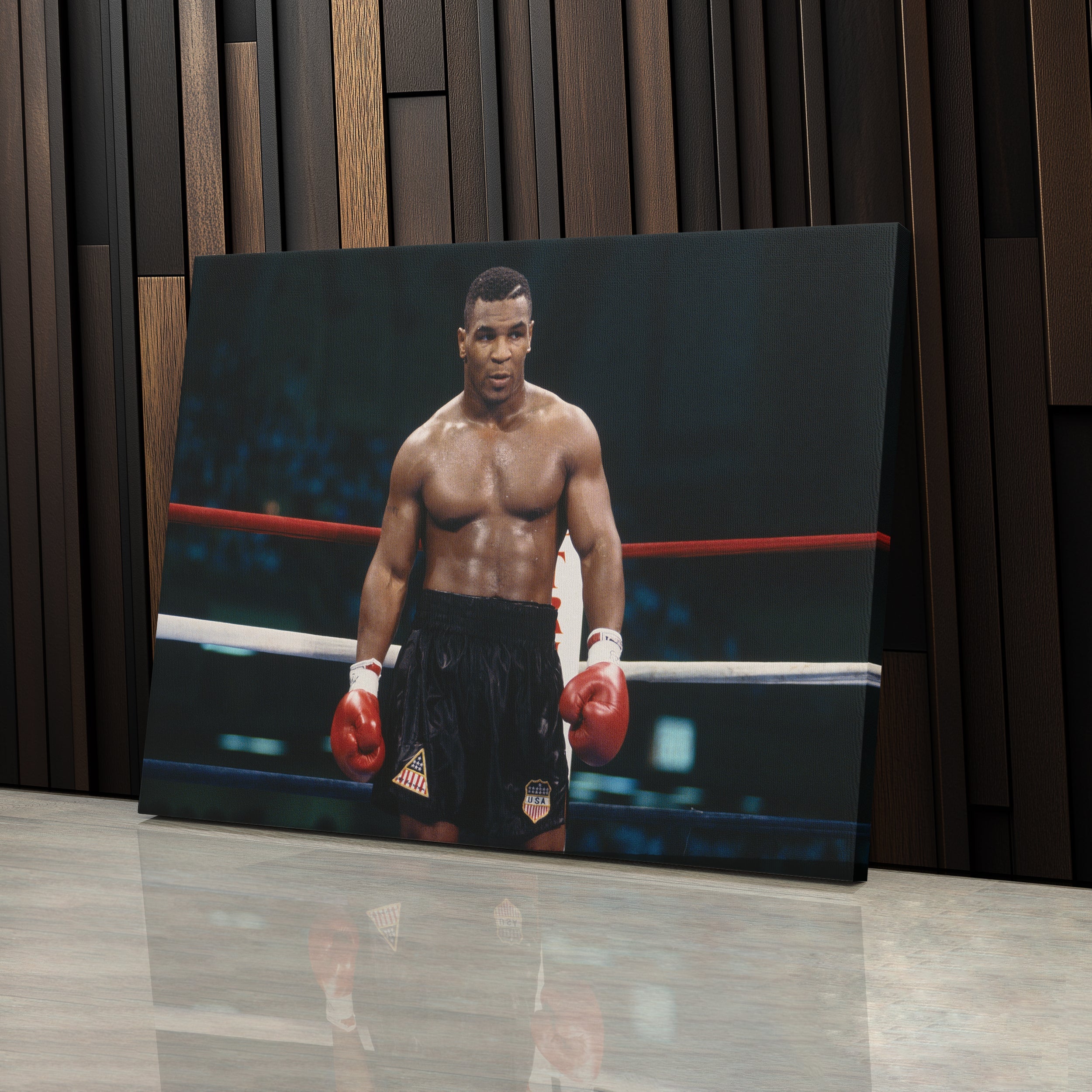 Mike Tyson Canvas Wall Art – Iron Mike Boxing Legend Sports Decor
