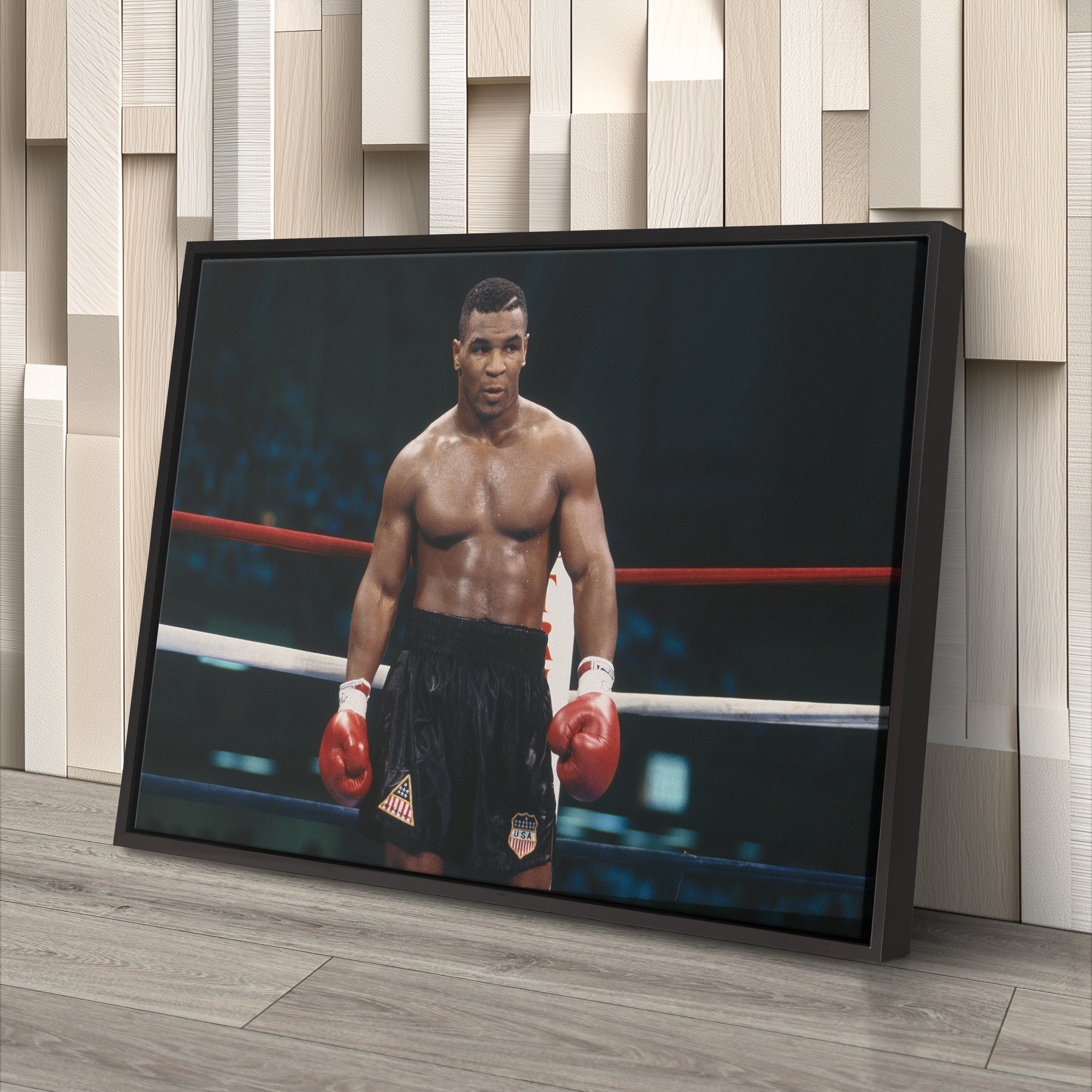 Mike Tyson Canvas Wall Art – Iron Mike Boxing Legend Sports Decor
