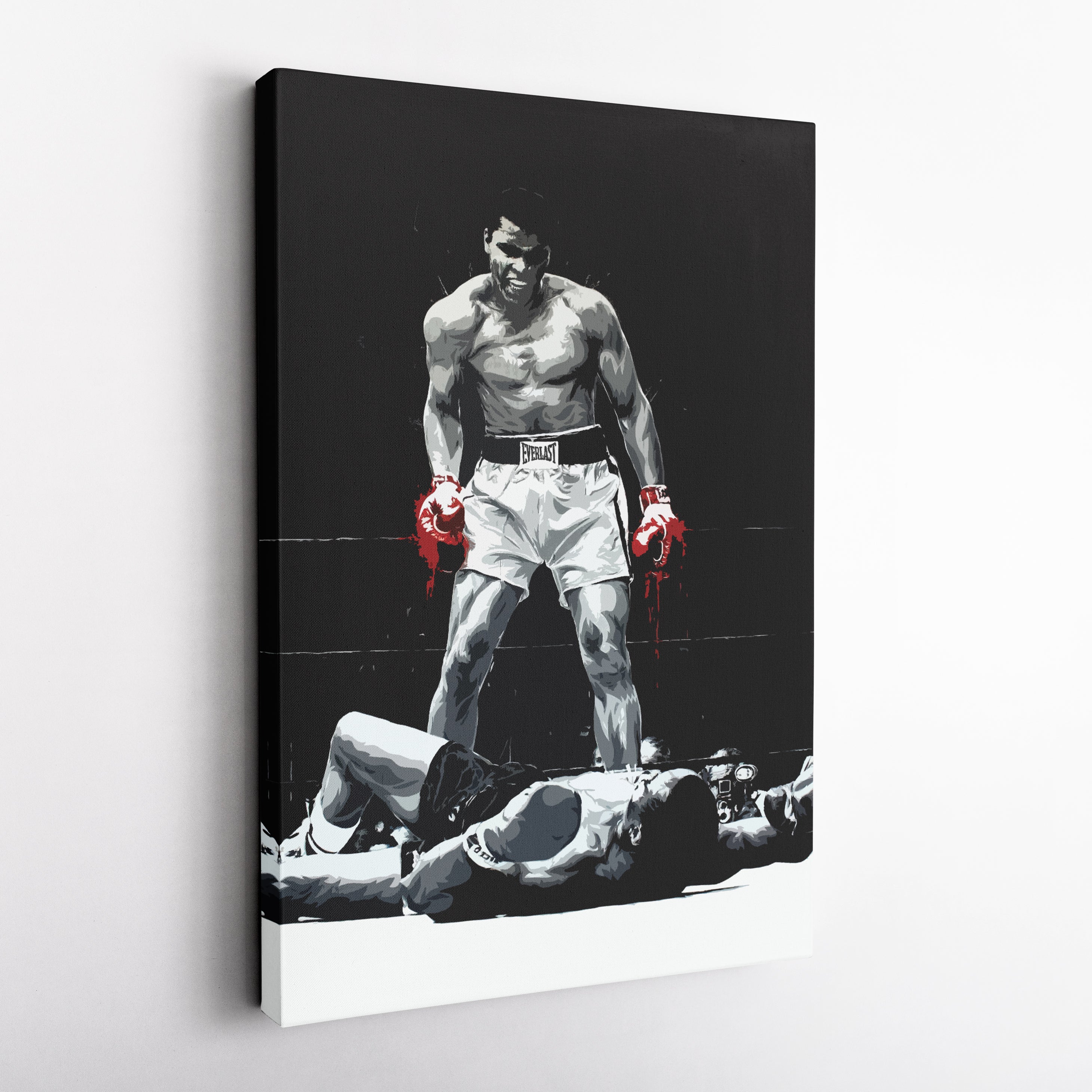 Muhammad Ali Canvas Wall Art – The Greatest Boxing Illustration Decor