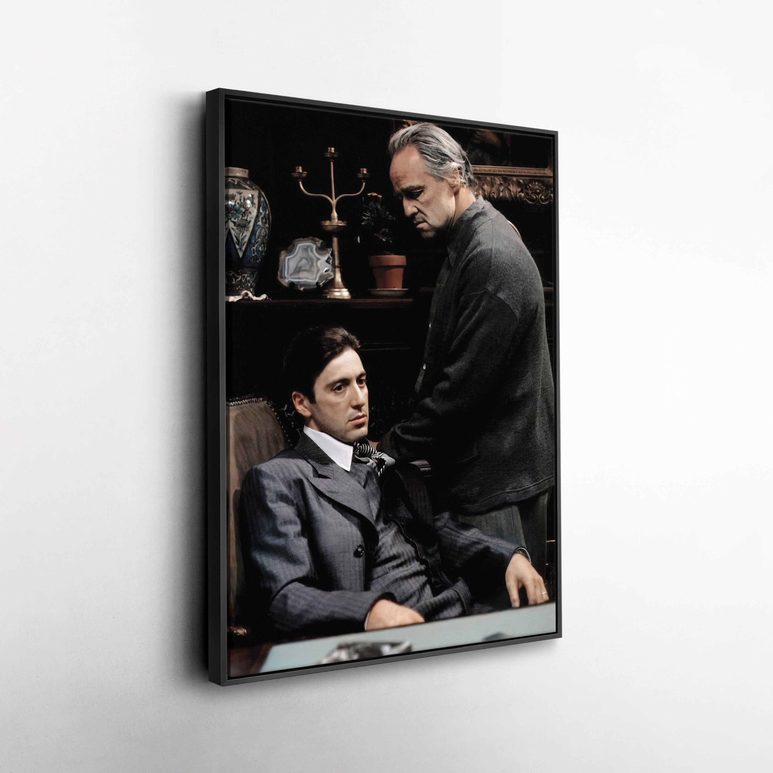 The Godfather Don Corleone Canvas Wall Art – Classic Movie Home Decor