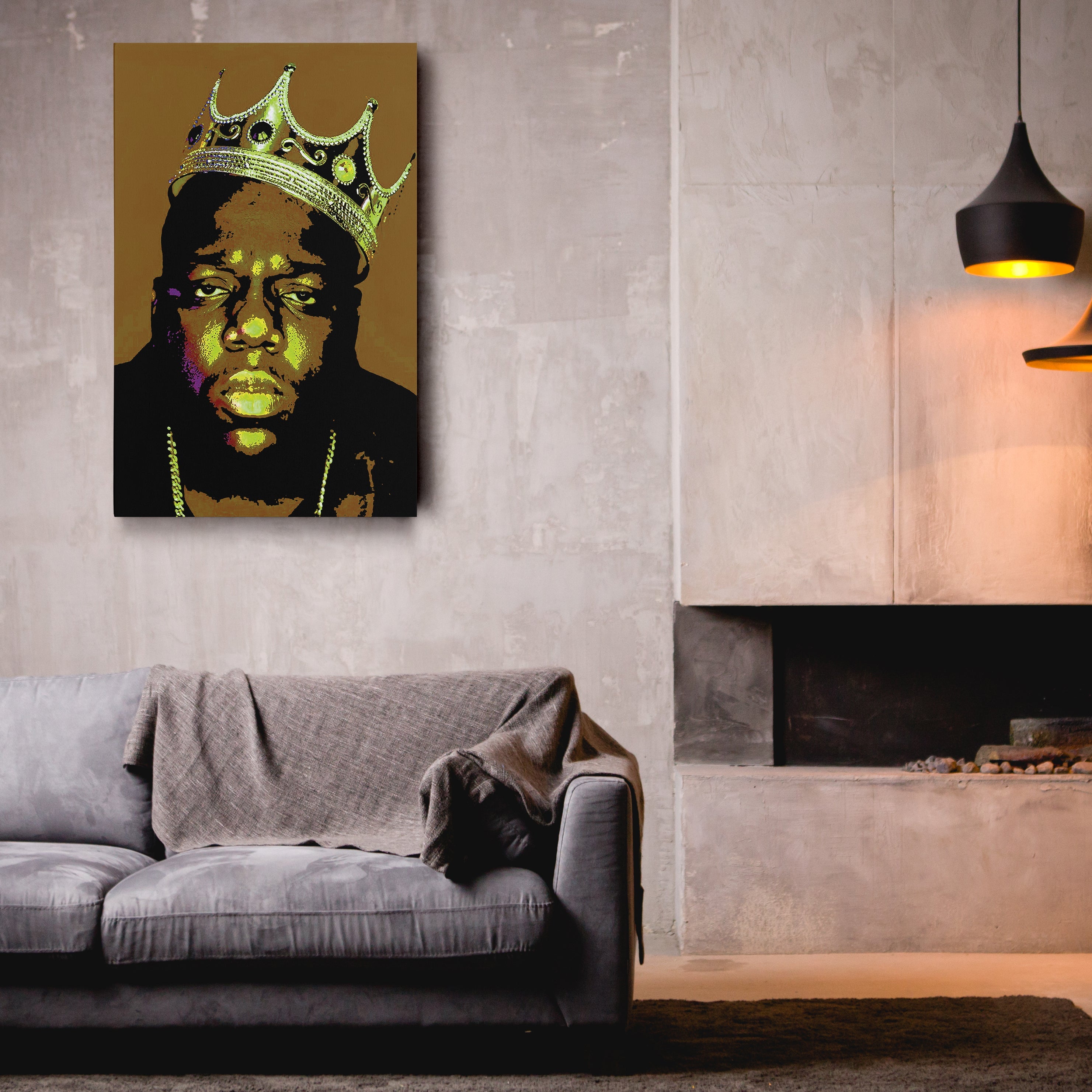 Notorious B.I.G Canvas Wall Art – Biggie Smalls Rap Icon Home Decor