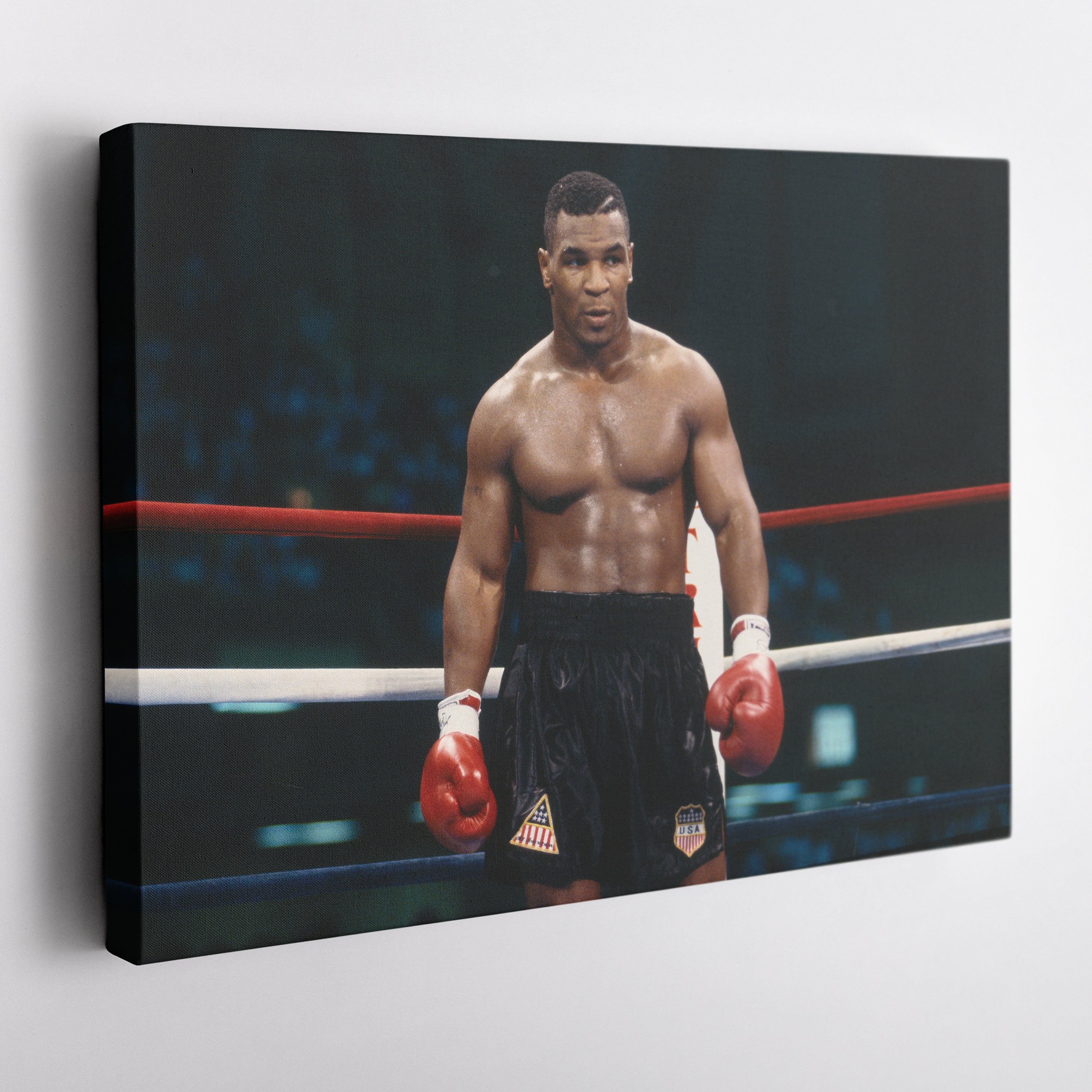 Mike Tyson Canvas Wall Art – Iron Mike Boxing Legend Sports Decor