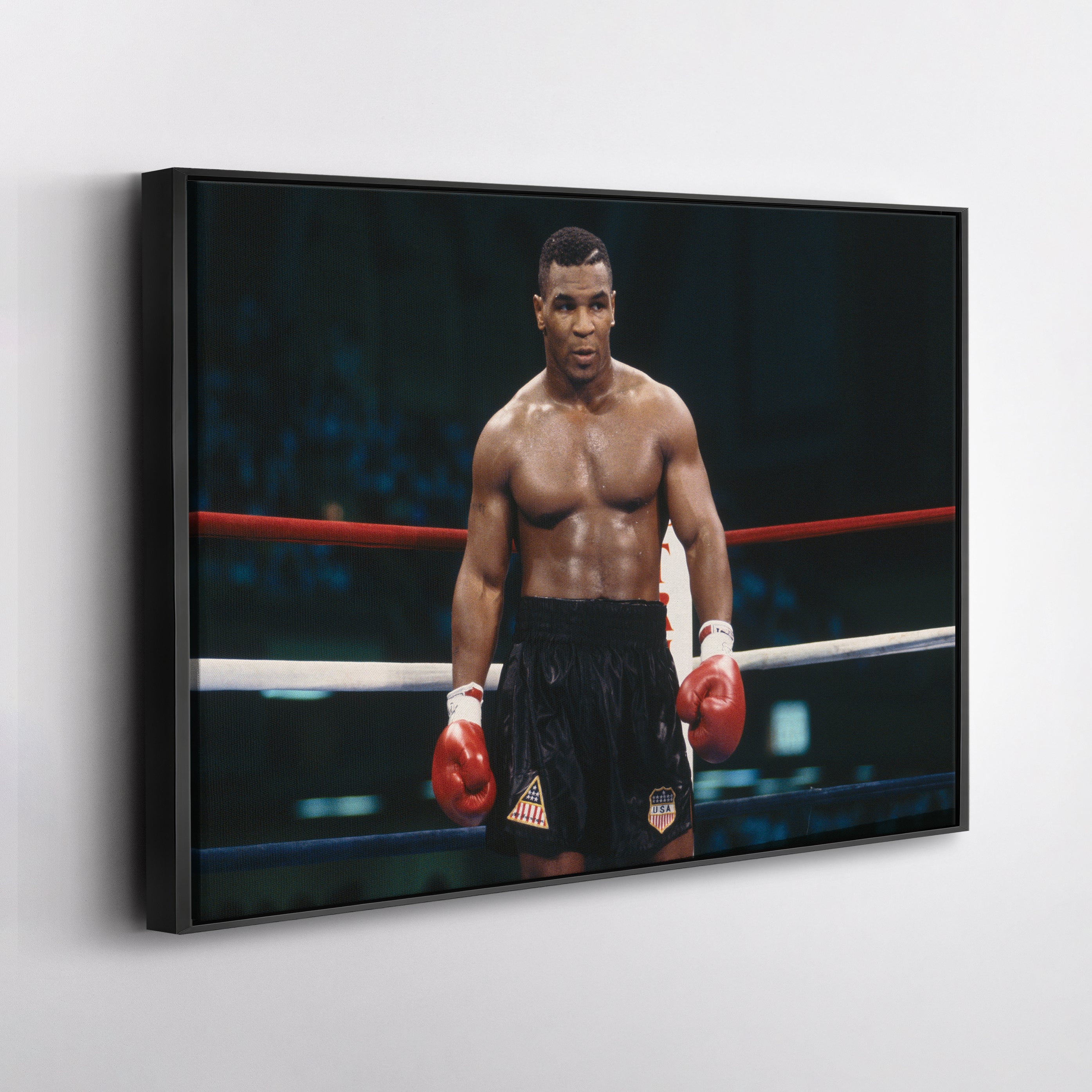 Mike Tyson Canvas Wall Art – Iron Mike Boxing Legend Sports Decor