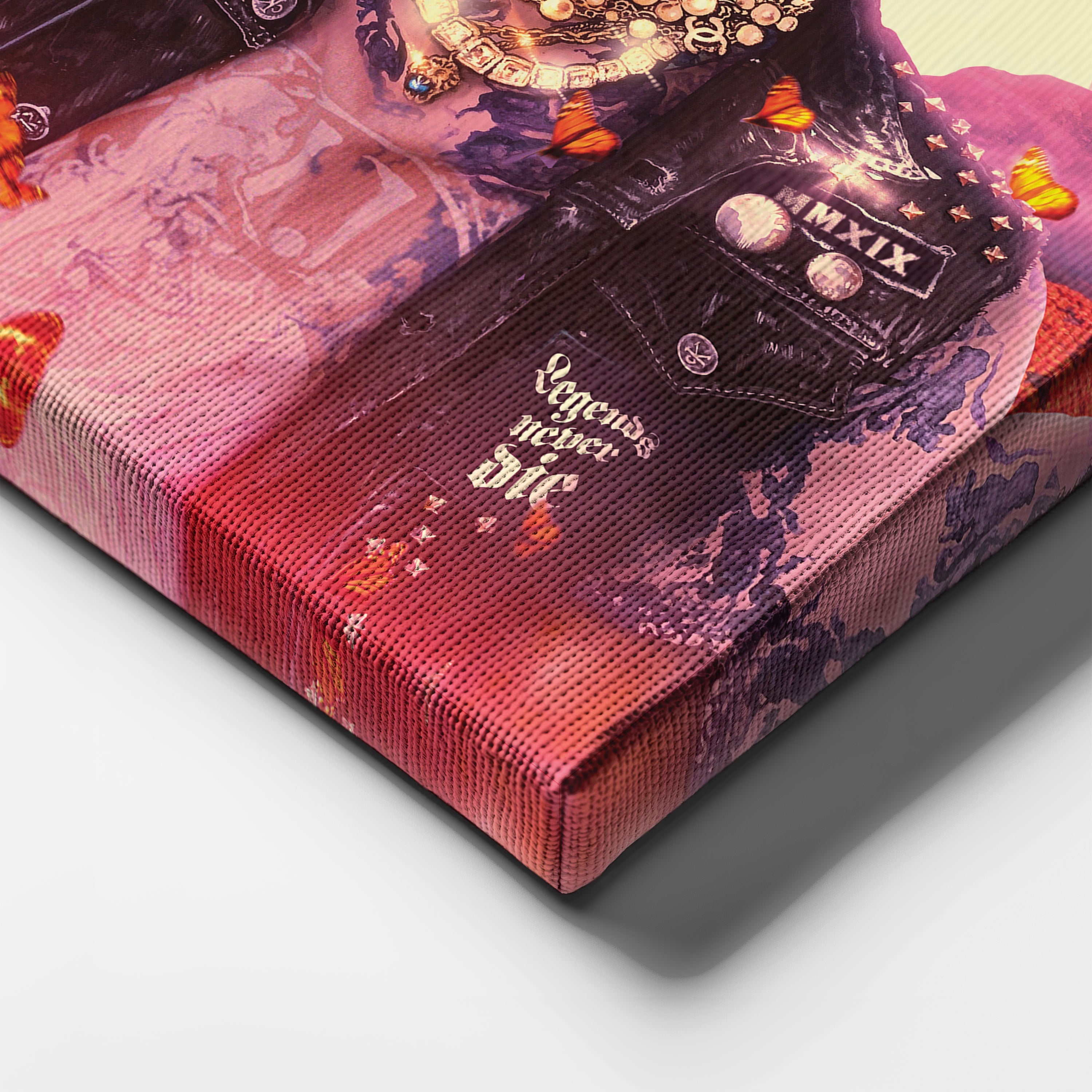 Juice WRLD Canvas Wall Art – Rap Icon Music Legend Home Decor Print