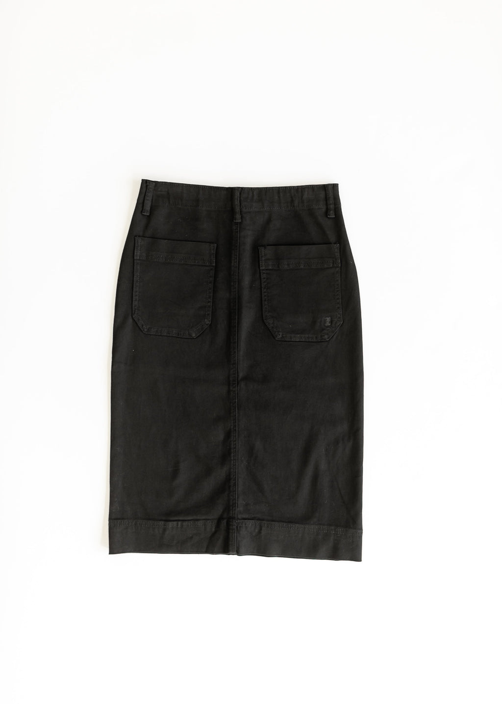 Erica Cotton Twill Midi Skirt