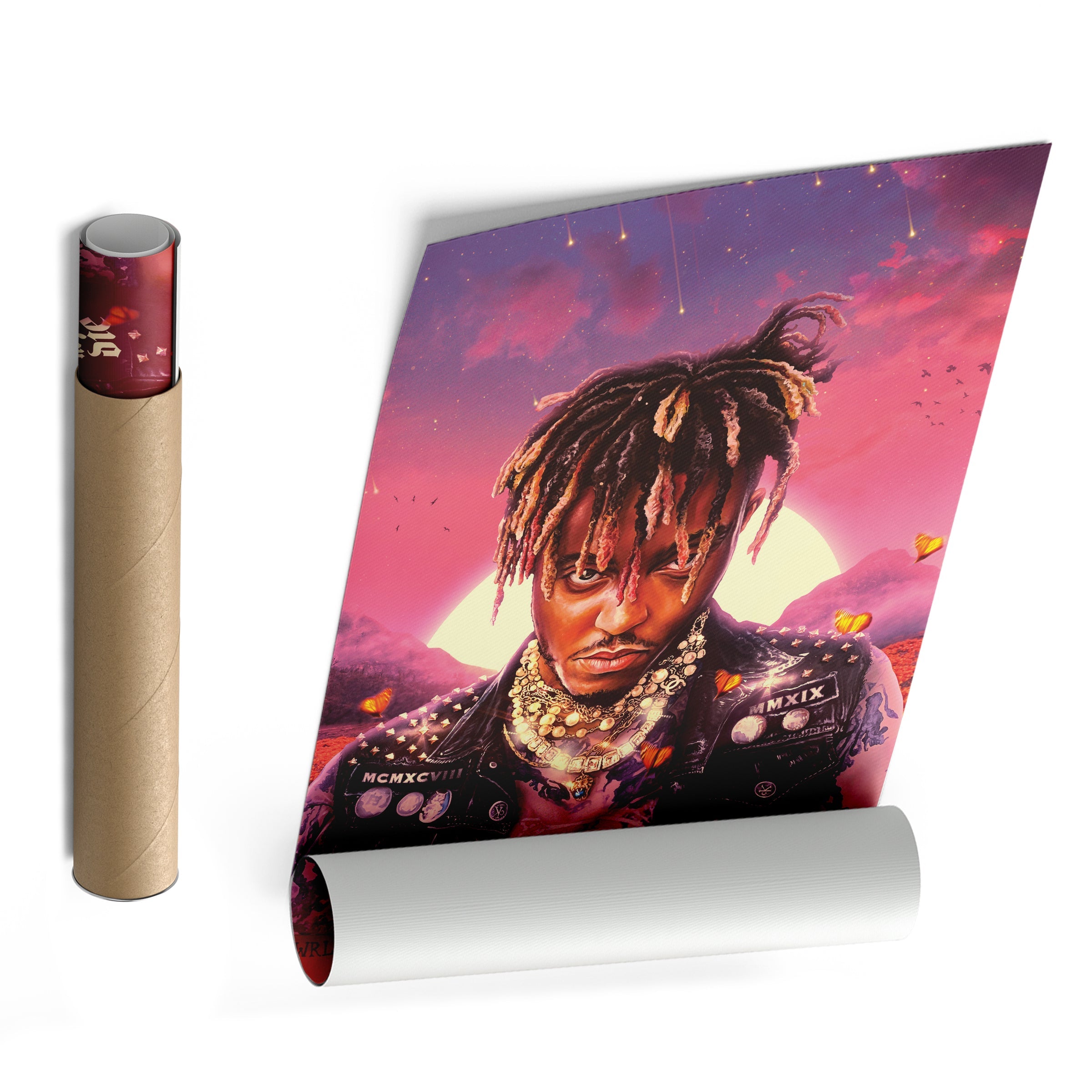 Juice WRLD Canvas Wall Art – Rap Icon Music Legend Home Decor Print