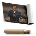 Scarface Tony Montana Canvas Wall Art – Classic Movie Man Cave Decor