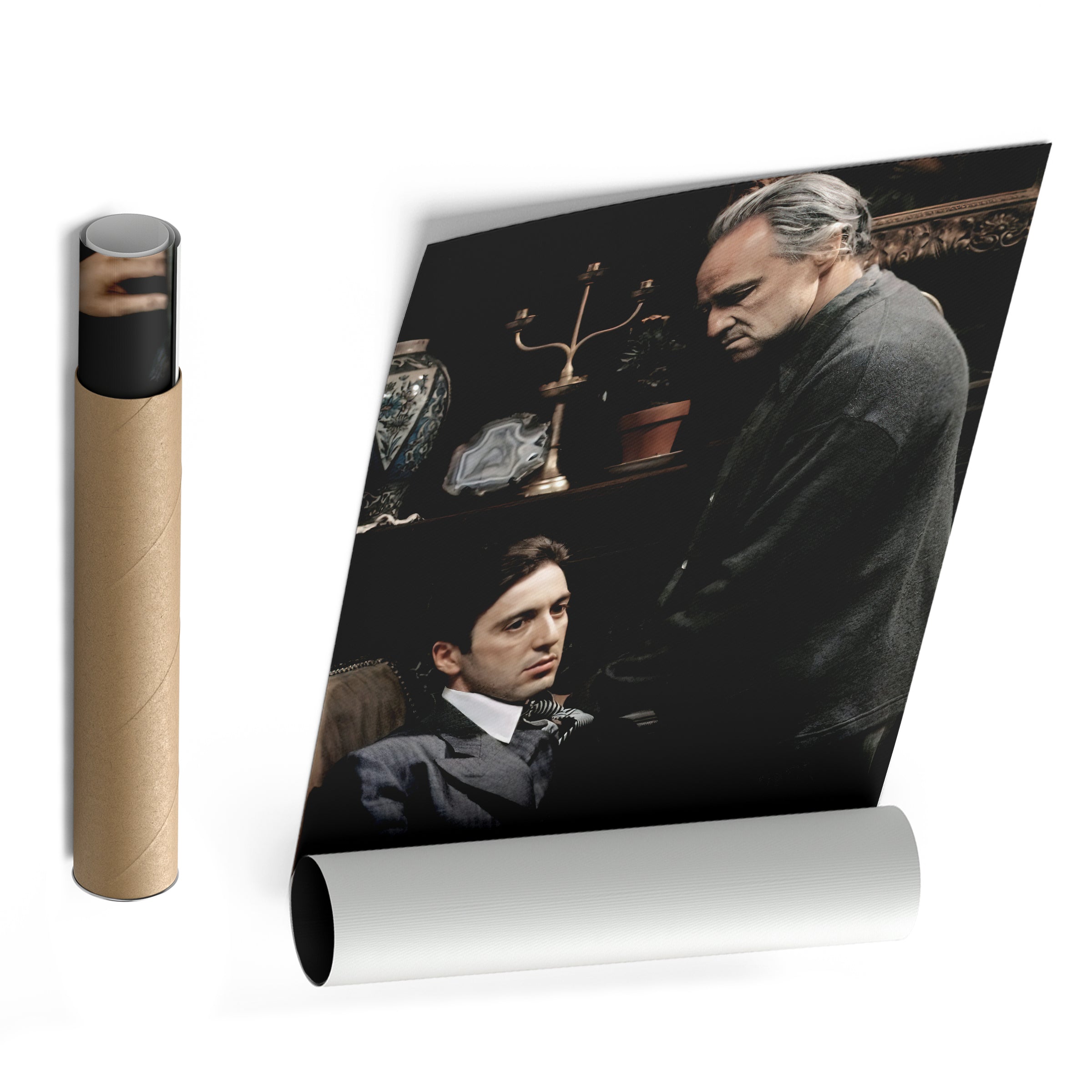 The Godfather Don Corleone Canvas Wall Art – Classic Movie Home Decor