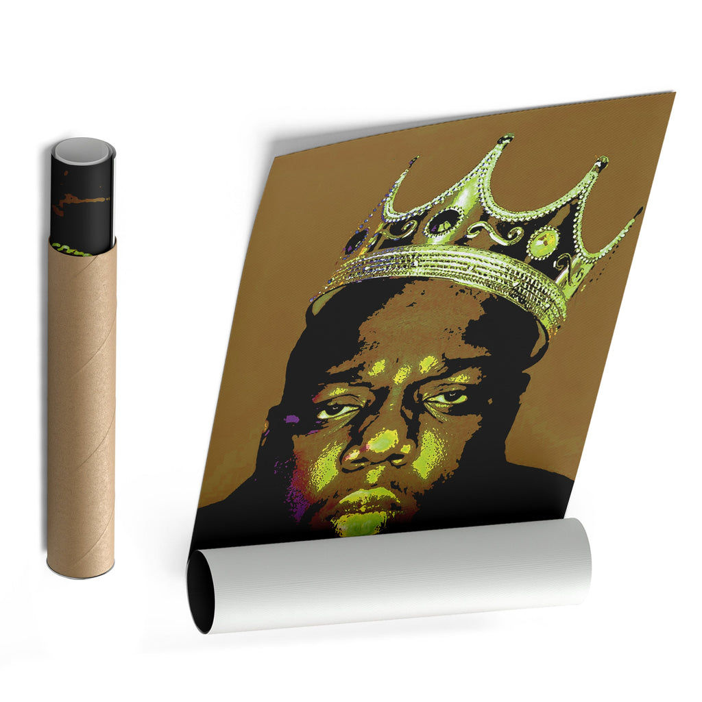 Notorious B.I.G Canvas Wall Art – Biggie Smalls Rap Icon Home Decor