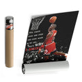 Michael Jordan Inspirational Quote Canvas Wall Art – Chicago Bulls Home Decor